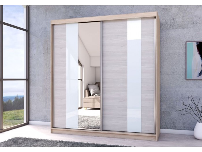 Гардероб с плъзгащи врати Multi 32 (корпус дъб сонома)